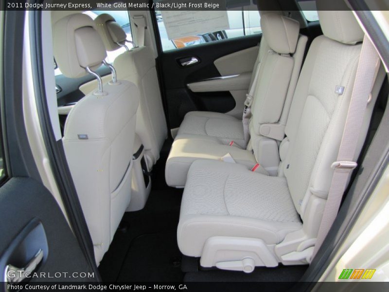 White Gold Metallic / Black/Light Frost Beige 2011 Dodge Journey Express