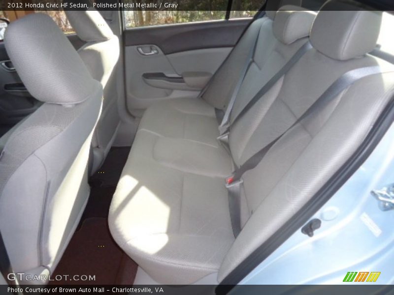 Polished Metal Metallic / Gray 2012 Honda Civic HF Sedan