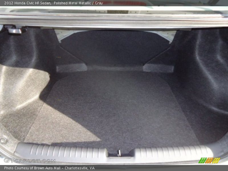 Polished Metal Metallic / Gray 2012 Honda Civic HF Sedan