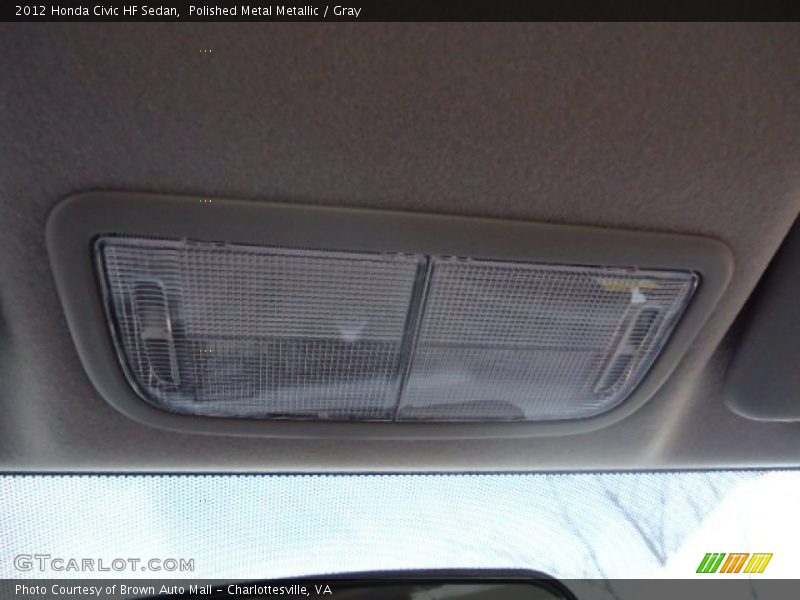 Polished Metal Metallic / Gray 2012 Honda Civic HF Sedan