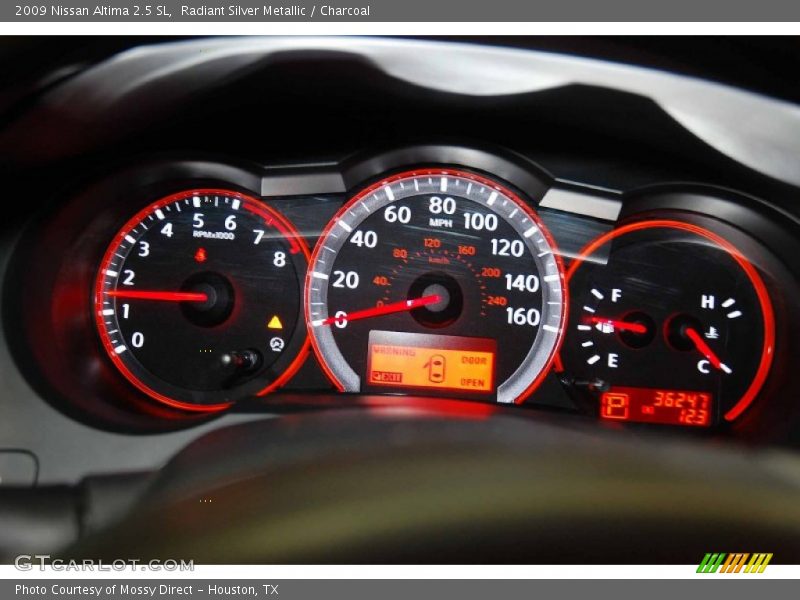 Radiant Silver Metallic / Charcoal 2009 Nissan Altima 2.5 SL