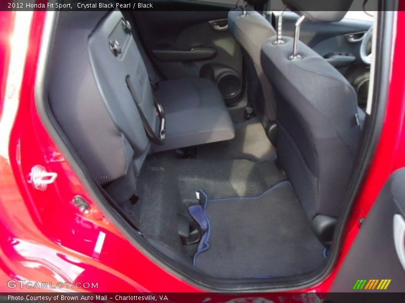 Crystal Black Pearl / Black 2012 Honda Fit Sport