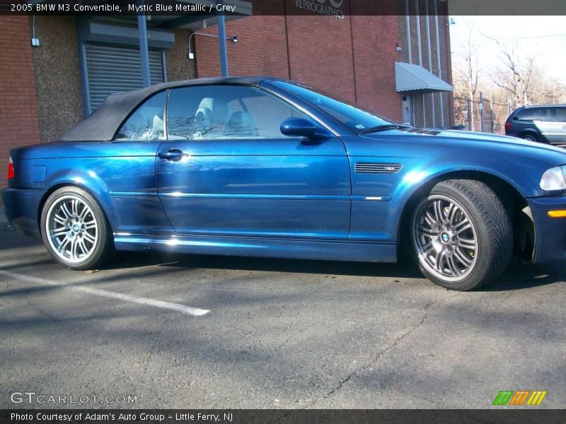 Mystic Blue Metallic / Grey 2005 BMW M3 Convertible