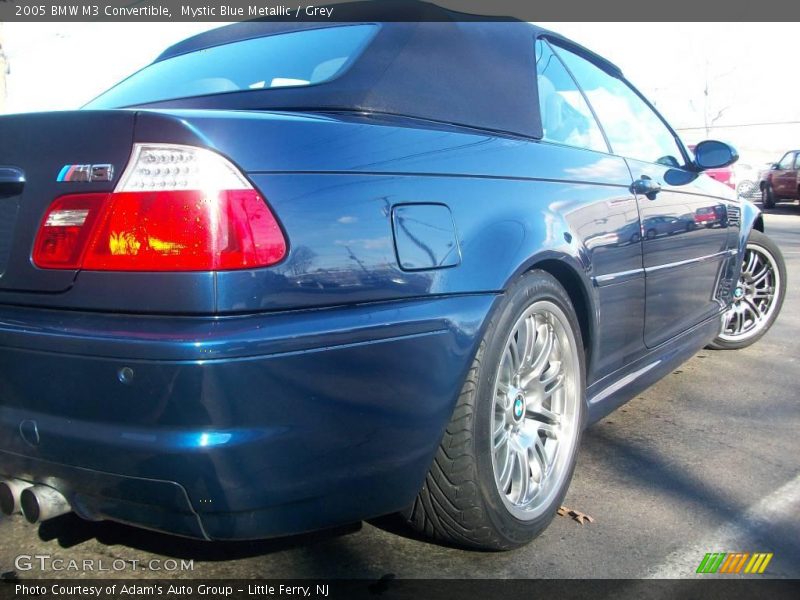 Mystic Blue Metallic / Grey 2005 BMW M3 Convertible