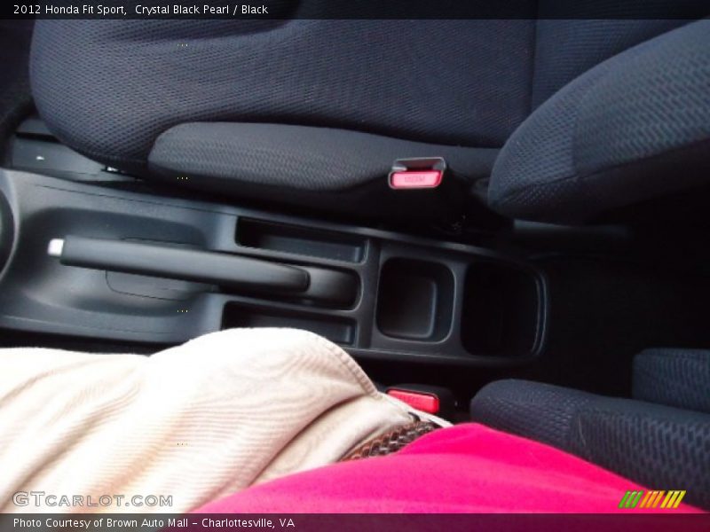 Crystal Black Pearl / Black 2012 Honda Fit Sport