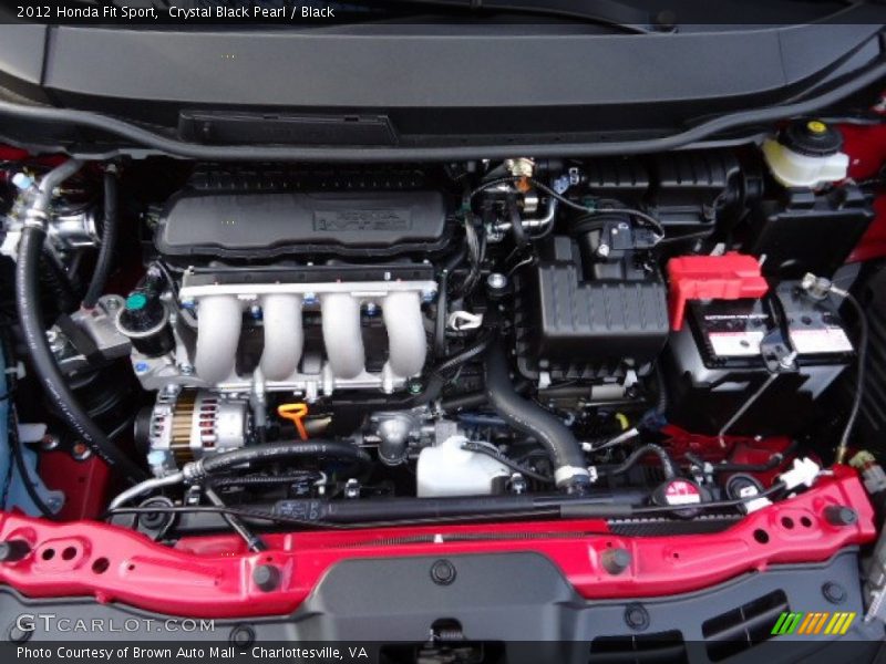 Crystal Black Pearl / Black 2012 Honda Fit Sport