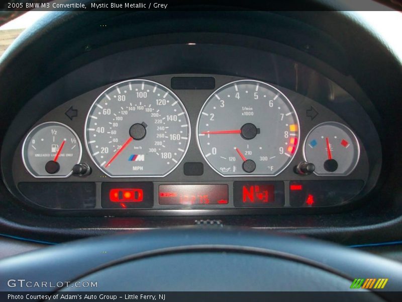 Mystic Blue Metallic / Grey 2005 BMW M3 Convertible