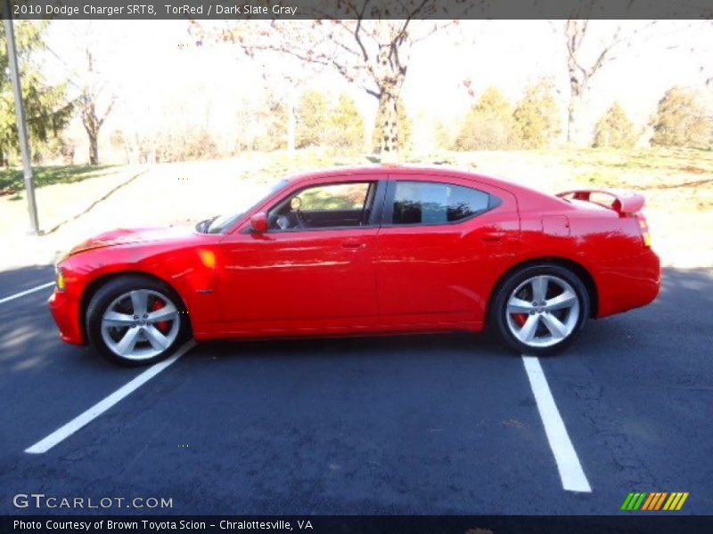 TorRed / Dark Slate Gray 2010 Dodge Charger SRT8