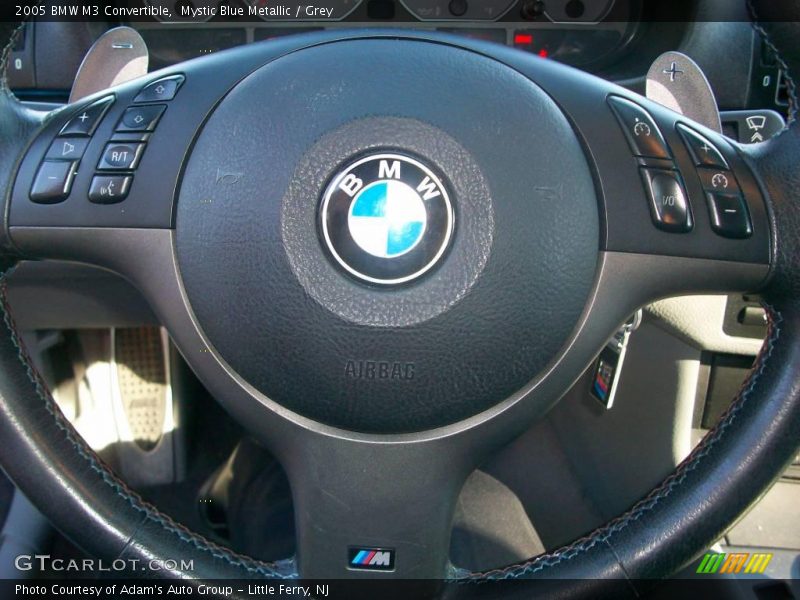 Mystic Blue Metallic / Grey 2005 BMW M3 Convertible