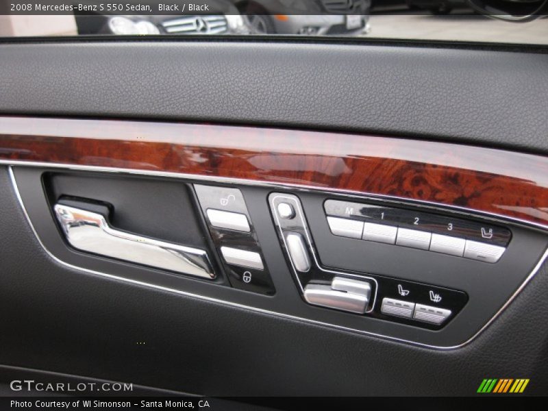 Controls of 2008 S 550 Sedan