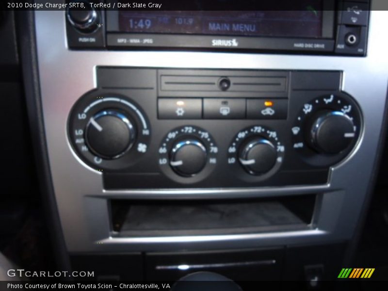 TorRed / Dark Slate Gray 2010 Dodge Charger SRT8