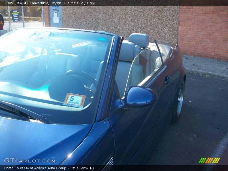 Mystic Blue Metallic / Grey 2005 BMW M3 Convertible