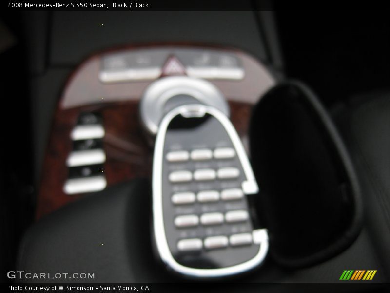 Black / Black 2008 Mercedes-Benz S 550 Sedan