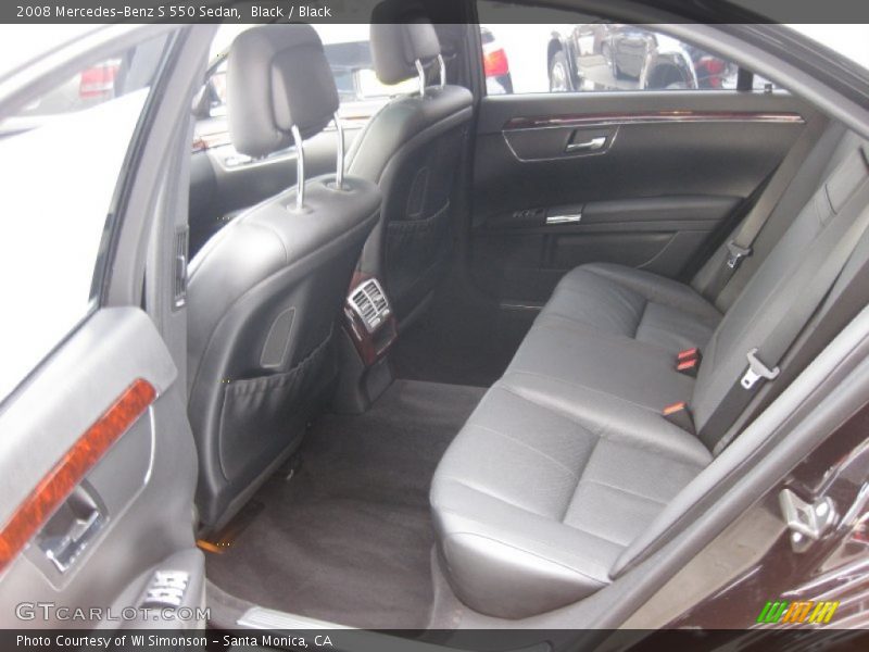  2008 S 550 Sedan Black Interior