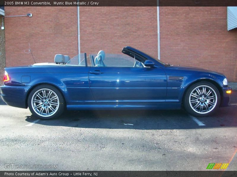 Mystic Blue Metallic / Grey 2005 BMW M3 Convertible