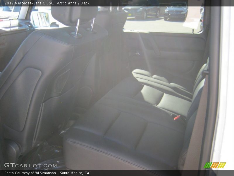 Arctic White / Black 2012 Mercedes-Benz G 550