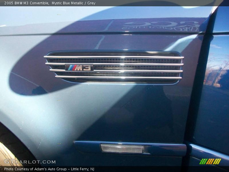 Mystic Blue Metallic / Grey 2005 BMW M3 Convertible