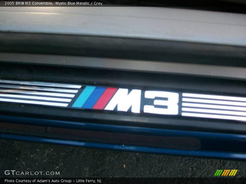 Mystic Blue Metallic / Grey 2005 BMW M3 Convertible