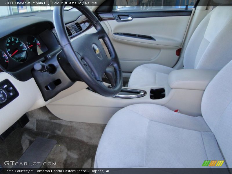 Gold Mist Metallic / Neutral 2011 Chevrolet Impala LT