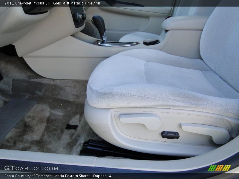 Gold Mist Metallic / Neutral 2011 Chevrolet Impala LT