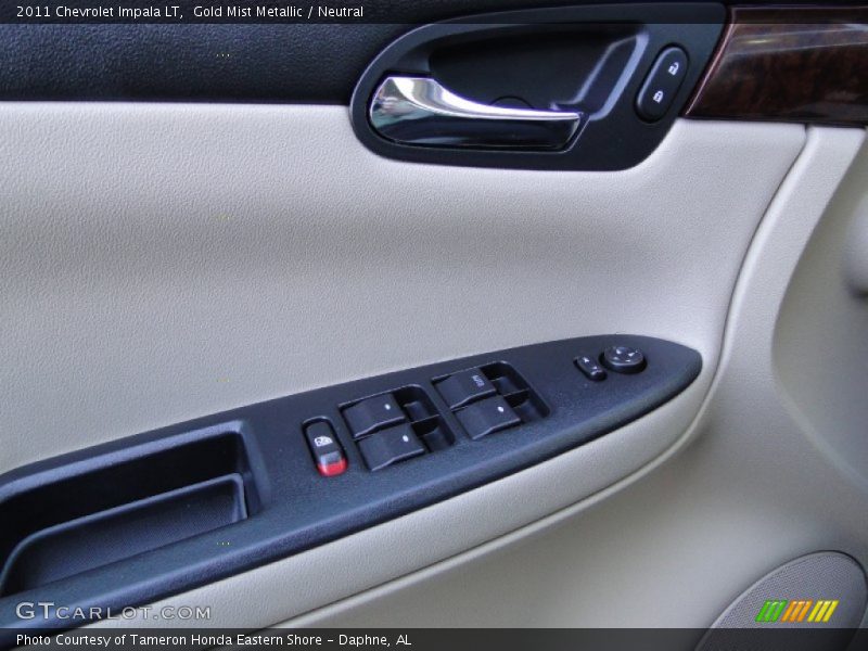 Gold Mist Metallic / Neutral 2011 Chevrolet Impala LT