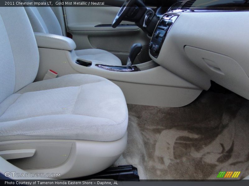 Gold Mist Metallic / Neutral 2011 Chevrolet Impala LT