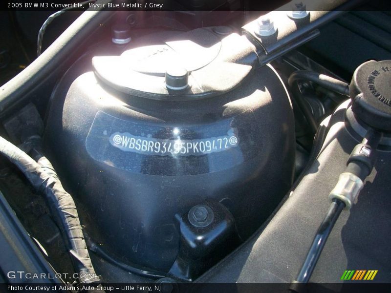 Mystic Blue Metallic / Grey 2005 BMW M3 Convertible