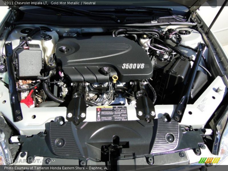 Gold Mist Metallic / Neutral 2011 Chevrolet Impala LT