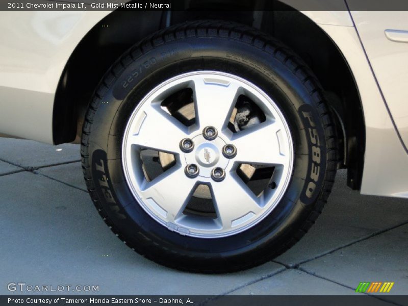 Gold Mist Metallic / Neutral 2011 Chevrolet Impala LT