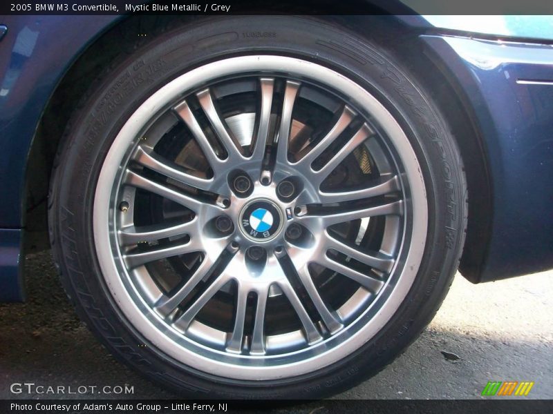 Mystic Blue Metallic / Grey 2005 BMW M3 Convertible