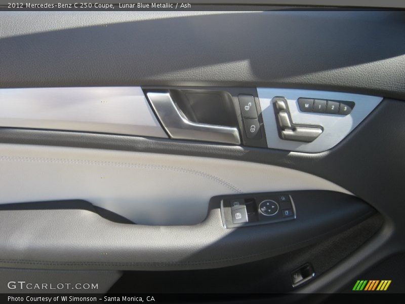 Lunar Blue Metallic / Ash 2012 Mercedes-Benz C 250 Coupe