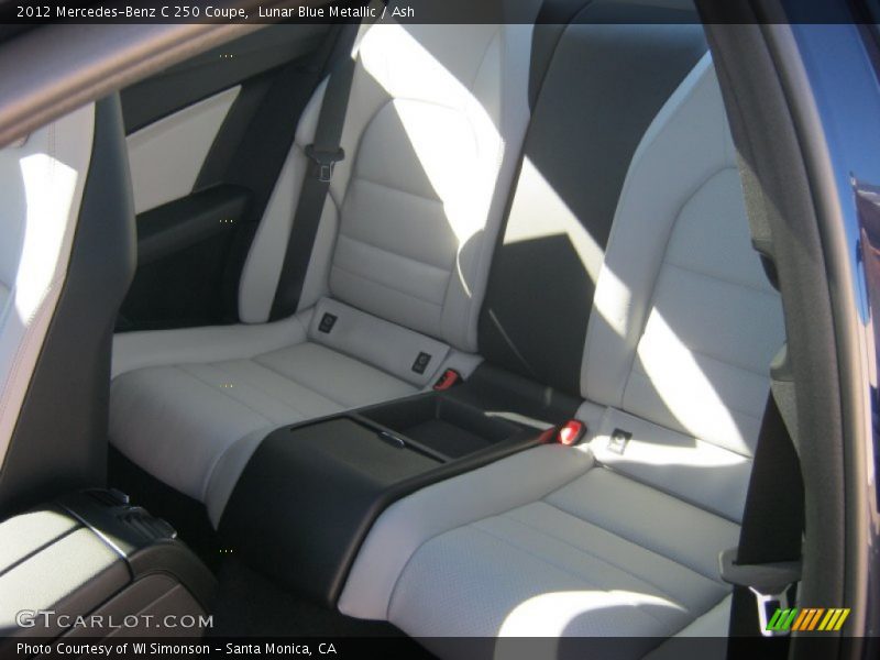 Lunar Blue Metallic / Ash 2012 Mercedes-Benz C 250 Coupe
