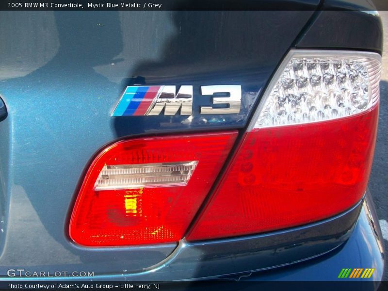 Mystic Blue Metallic / Grey 2005 BMW M3 Convertible