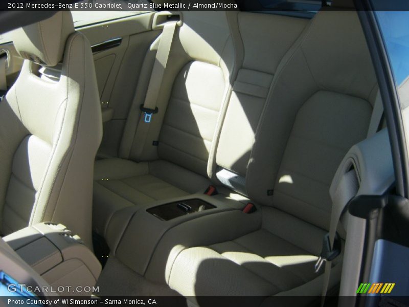 Quartz Blue Metallic / Almond/Mocha 2012 Mercedes-Benz E 550 Cabriolet
