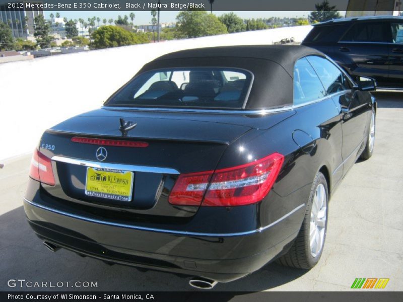 Black / Natural Beige/Black 2012 Mercedes-Benz E 350 Cabriolet