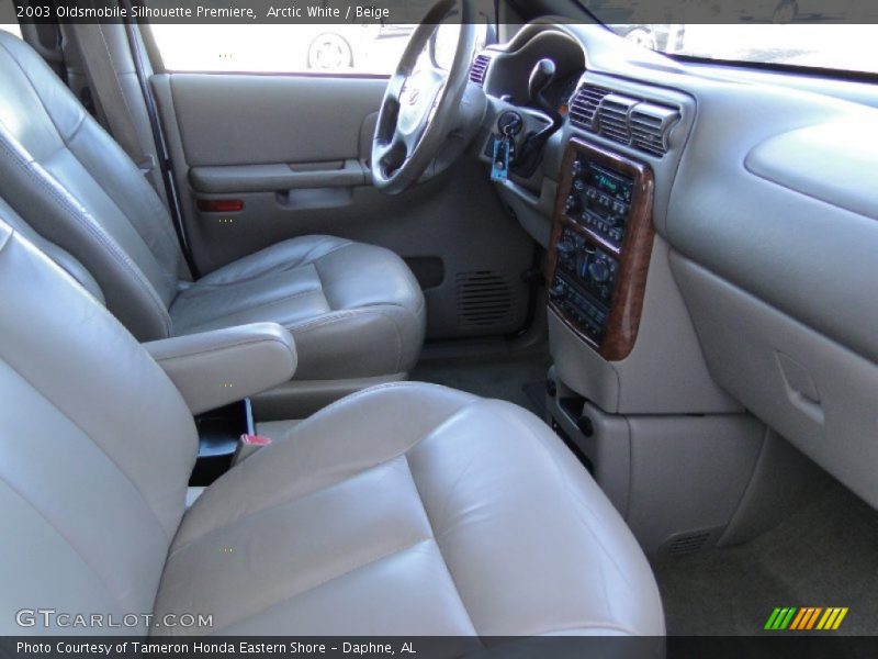 Arctic White / Beige 2003 Oldsmobile Silhouette Premiere