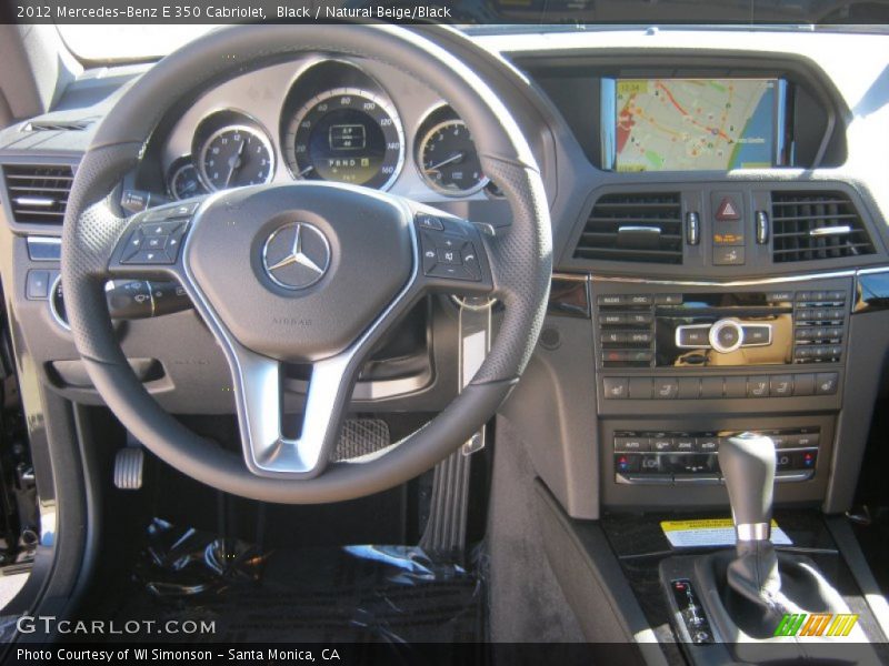 Black / Natural Beige/Black 2012 Mercedes-Benz E 350 Cabriolet