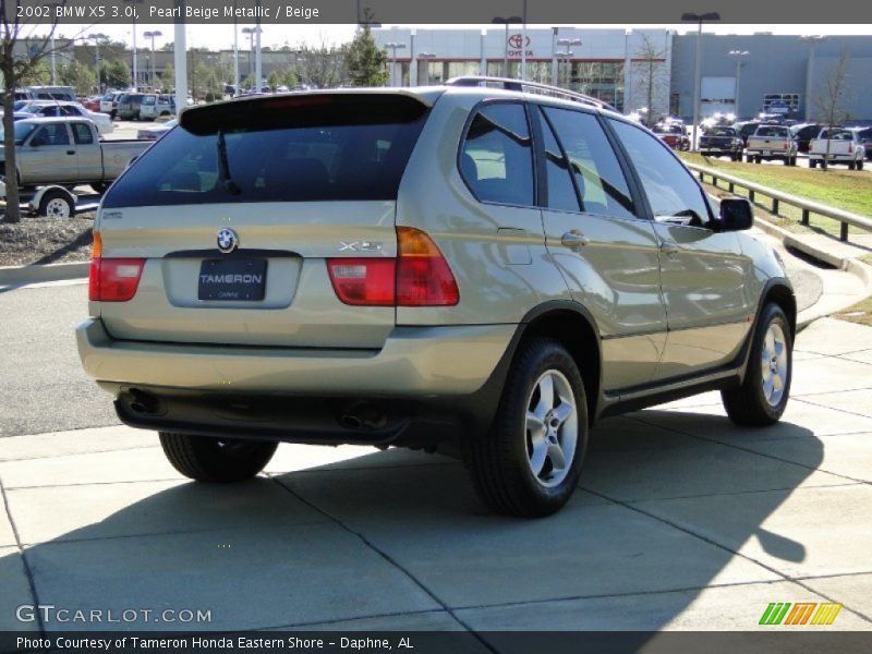 Pearl Beige Metallic / Beige 2002 BMW X5 3.0i