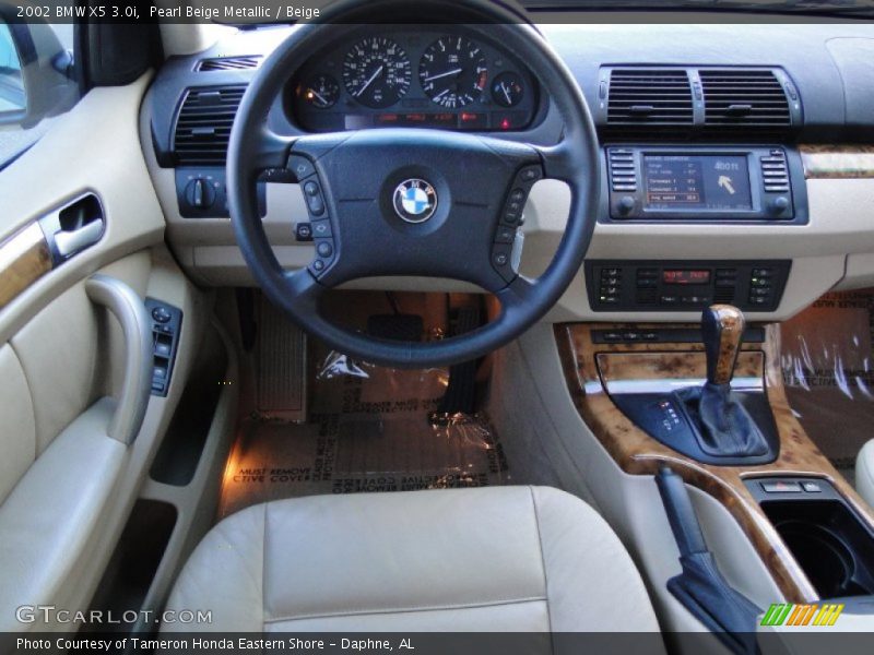 Pearl Beige Metallic / Beige 2002 BMW X5 3.0i
