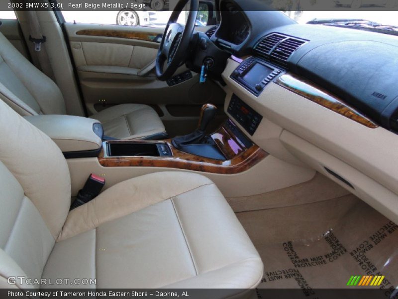 Pearl Beige Metallic / Beige 2002 BMW X5 3.0i