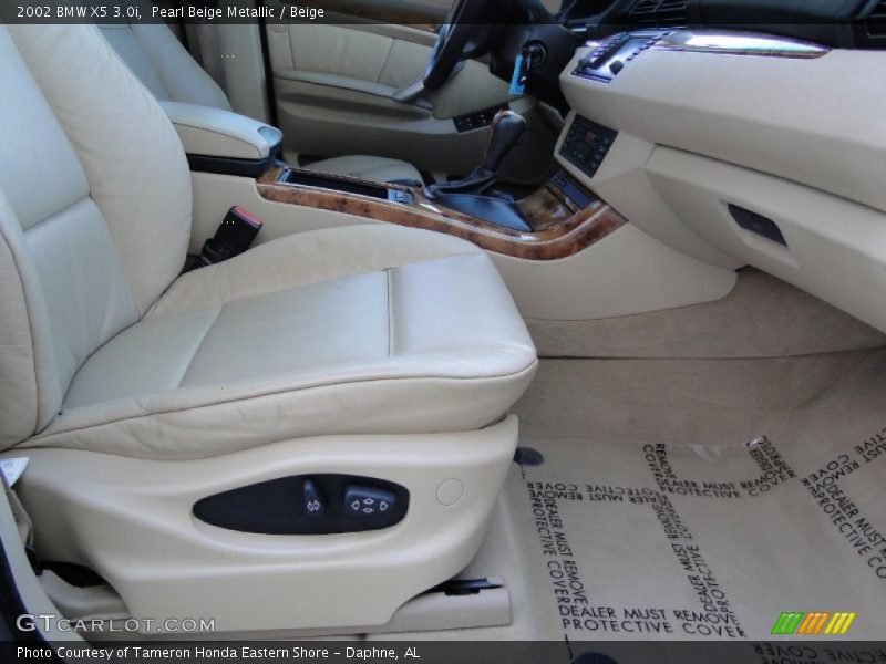 Pearl Beige Metallic / Beige 2002 BMW X5 3.0i