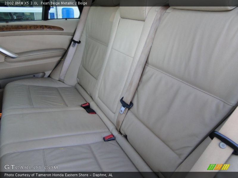 Pearl Beige Metallic / Beige 2002 BMW X5 3.0i