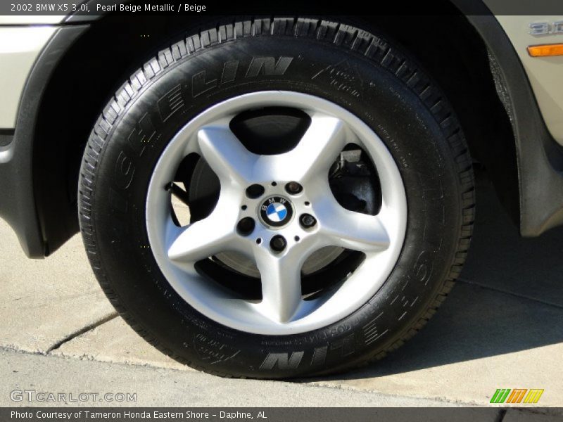 Pearl Beige Metallic / Beige 2002 BMW X5 3.0i