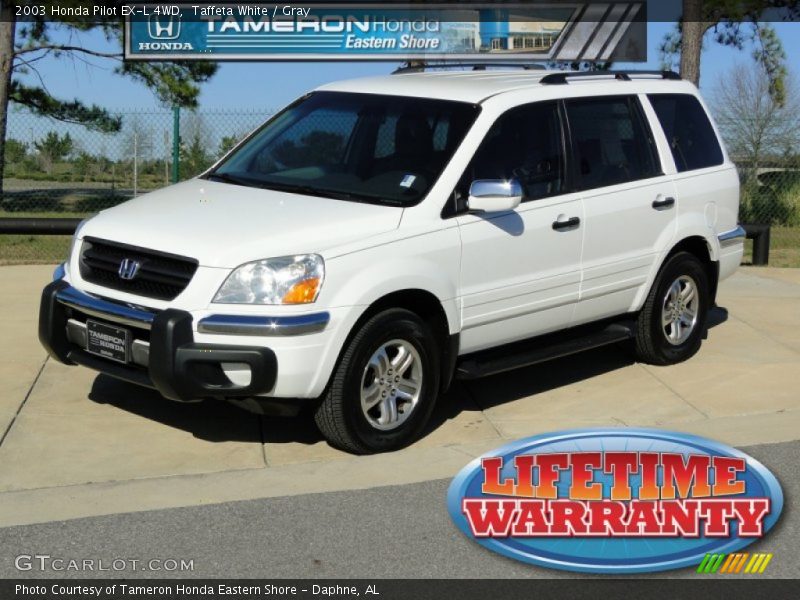 Taffeta White / Gray 2003 Honda Pilot EX-L 4WD