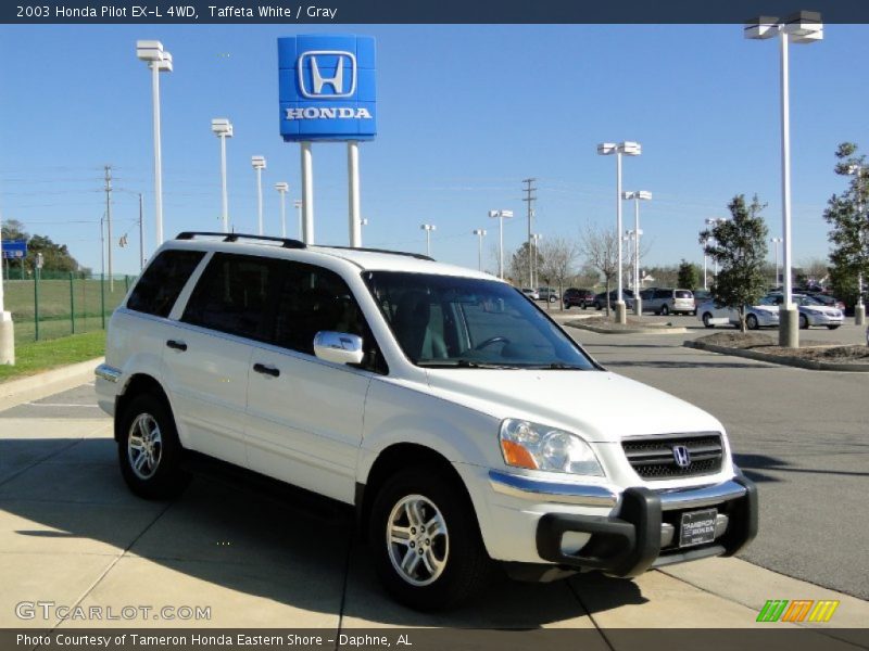Taffeta White / Gray 2003 Honda Pilot EX-L 4WD