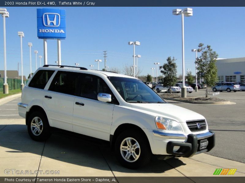 Taffeta White / Gray 2003 Honda Pilot EX-L 4WD