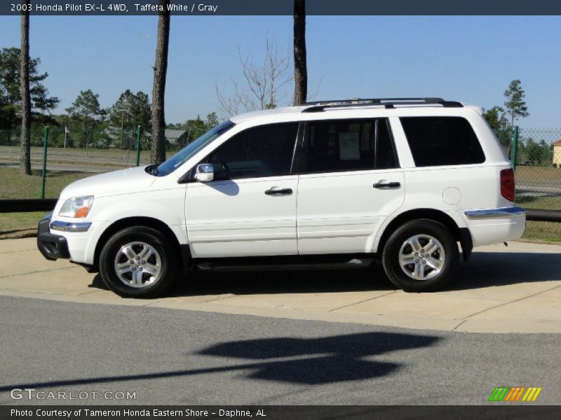 Taffeta White / Gray 2003 Honda Pilot EX-L 4WD