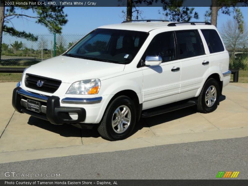 Taffeta White / Gray 2003 Honda Pilot EX-L 4WD