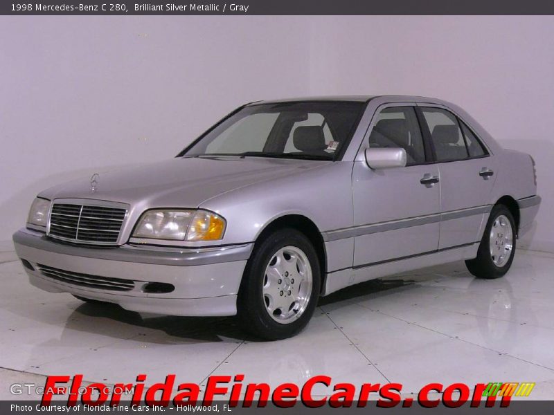 Brilliant Silver Metallic / Gray 1998 Mercedes-Benz C 280