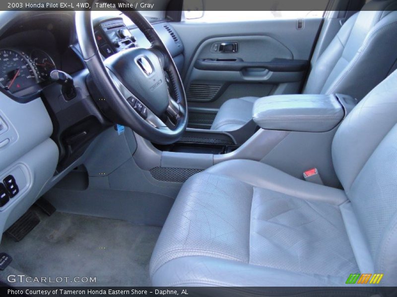Taffeta White / Gray 2003 Honda Pilot EX-L 4WD
